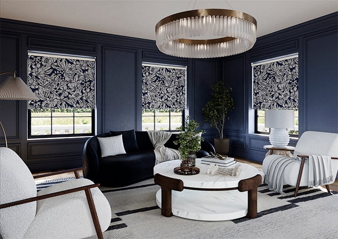Ted Baker Vietnam, Navy - Roller Blind - Image 7